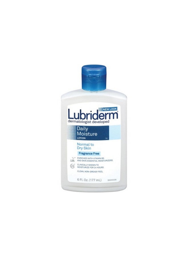Daily Moisture Hydrating Unscented Body Lotion With Vitamin B5 For Normal To Dry Skin Nongreasy And Fragrancefree Lotion 6 Fl. Oz
