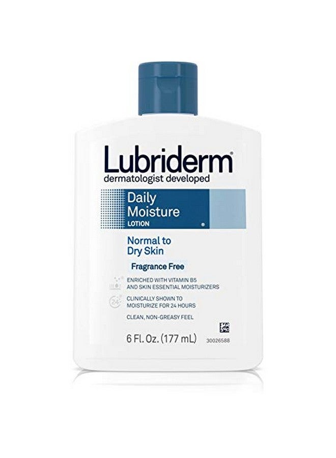 Daily Moisture Hydrating Unscented Body Lotion With Vitamin B5 For Normal To Dry Skin Nongreasy And Fragrancefree Lotion 6 Fl. Oz