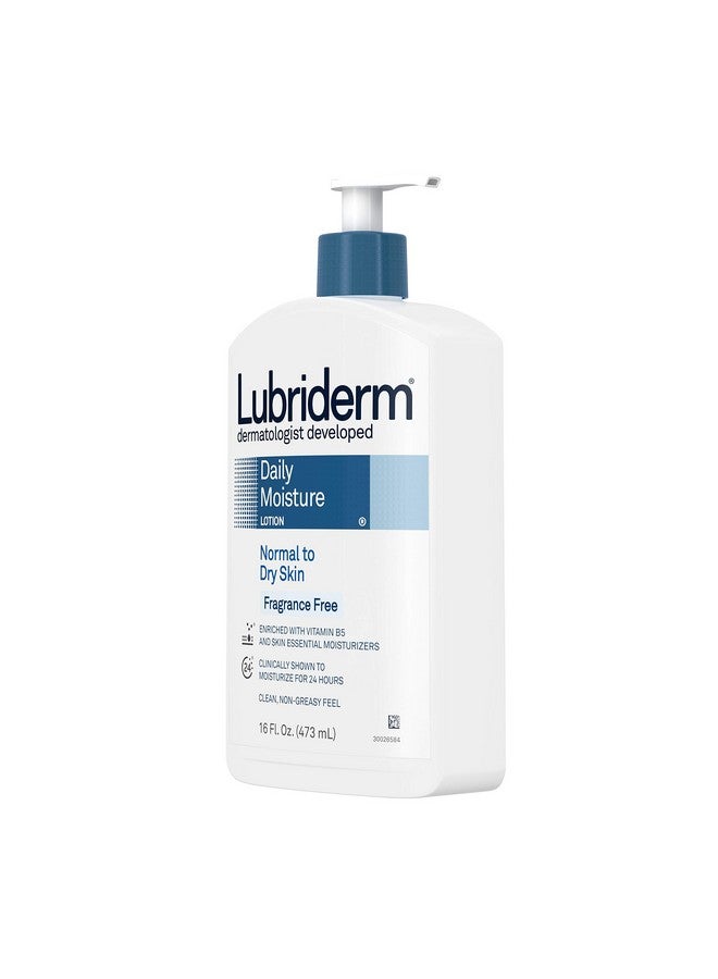 Daily Moisture Hydrating Unscented Body Lotion With Vitamin B5 For Normal To Dry Skin Nongreasy And Fragrancefree Lotion. 16 Fl. Oz