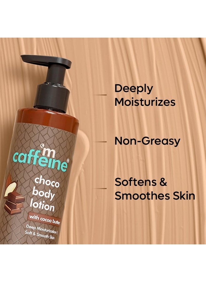 Deep Moisturizing Choco Body Lotion For Dry Skin (Pack Of 2) All Season Moisturizer For Body With Cocoa Butter & Shea Butter Nonsticky Body Lotion For Women & Men (500Ml)