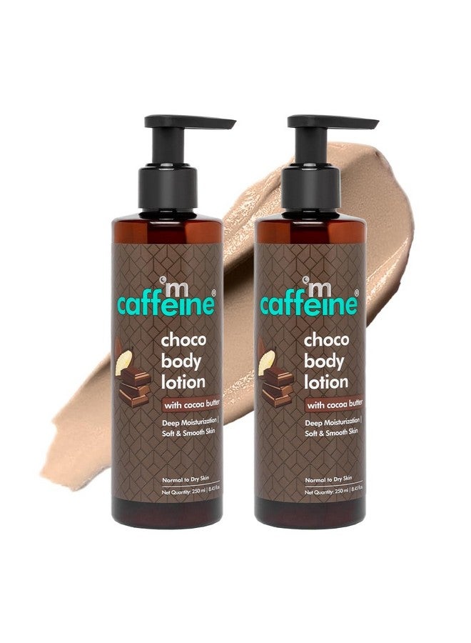 Deep Moisturizing Choco Body Lotion For Dry Skin (Pack Of 2) All Season Moisturizer For Body With Cocoa Butter & Shea Butter Nonsticky Body Lotion For Women & Men (500Ml)