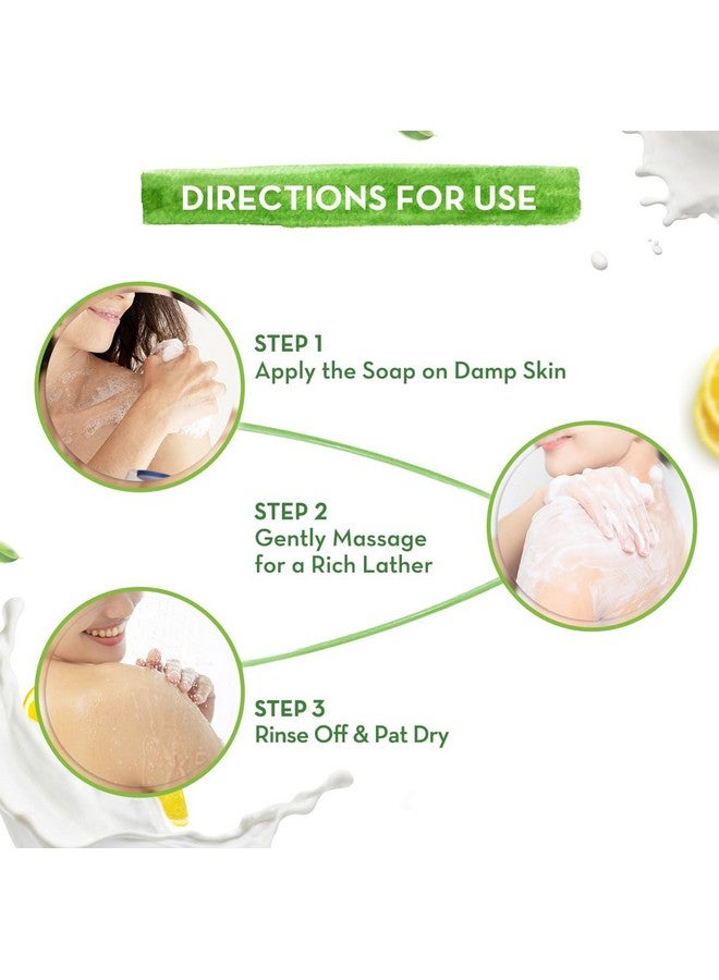 Vitamin C Moisturizing Lotion Soap(Value Pack Of 4) 125 G X 4 Units Deeply Cleanses Moisturizing Bathing Bar Brightens Skin Nourishes Dry Skin Nondrying 76% Tfm Grade 1 Soap