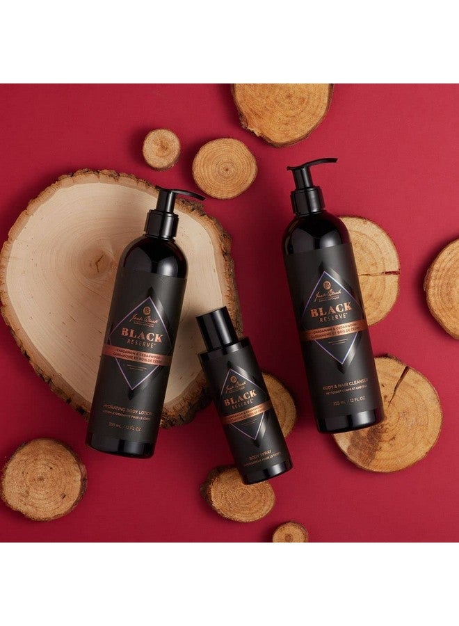 Black Reserve Body & Hair Cleanser 10 Fl Oz Cardamom & Cedarwood Men’S Body Wash Shampoo Haircare Dualpurpose Men’S Cleanser Sulfatefree