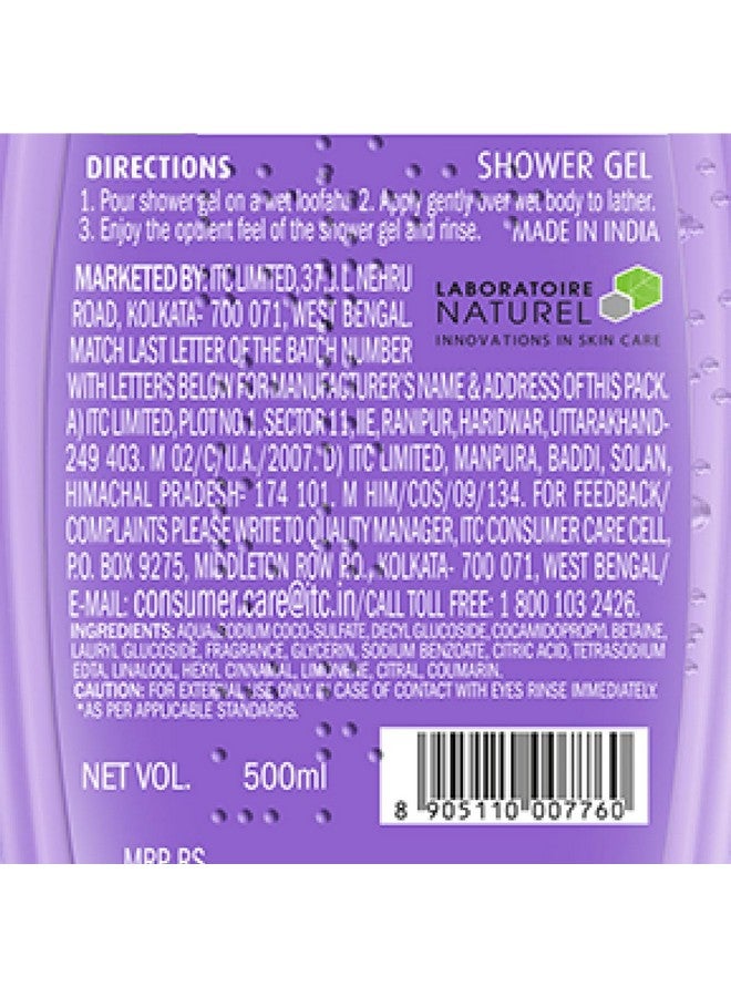 Happy Naturals Body Wash Shower Gel Lavender And Tangerine 500Ml Body Wash For Women & Men With Skin Conditioners For Moisturised Skin 96% Natural Origin Content Safe On Sensitive Skin Bodywash