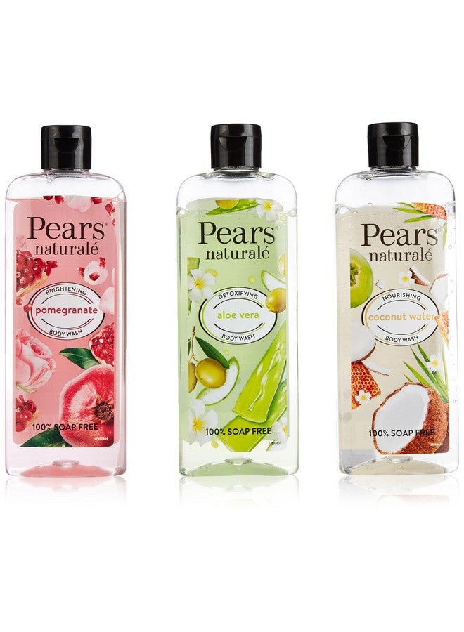 Naturale Brightening Pomegranate Bodywash 250 Ml And Detoxifying Aloevera Bodywash 250 Ml And Nourishing Coconut Water Bodywash 250 Ml