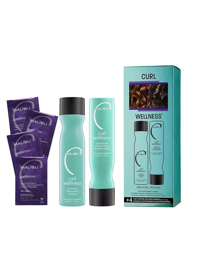 Curl Wellness Collection Curlenhancing Shampoo And Conditioner Set Hydrating Hair Care Set With Frizz Control For Natural Curls Or Perms Increases Moisture & Shine