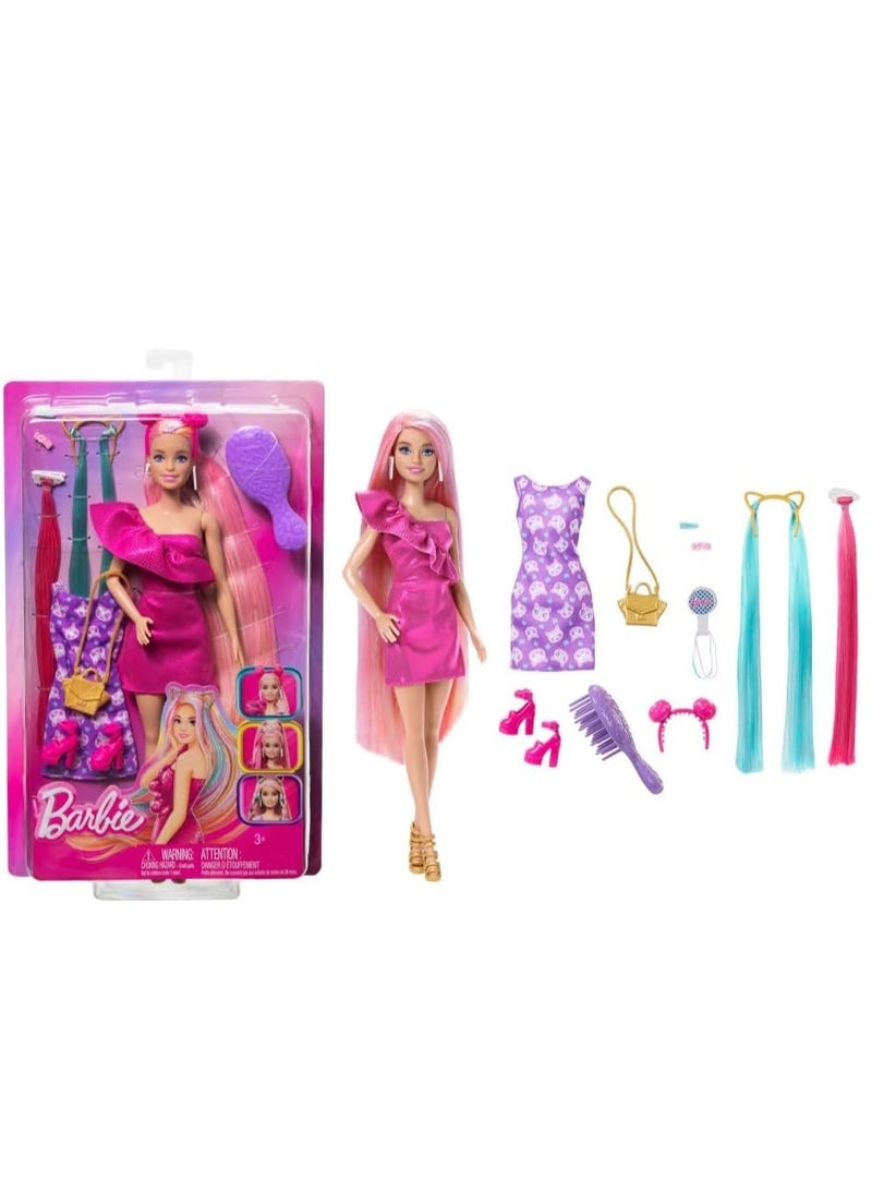 Barbie Totally Hair Doll Pink