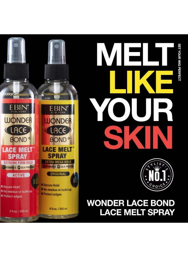 Wonder Lace Bond Lace Melt Spray 3.39Oz / 100Ml Extra Mega Hold (Original) No Reside Long Lasting Formula With Protecting Edges