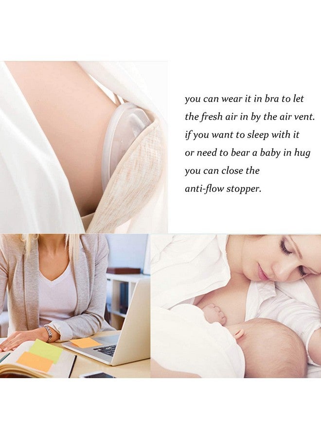 Upgrade Version Breast Shells Nipple Shield With Antiflow Stopper Therapy Comfort For Sore Leaking Breast Afeeding Nursing Mother Bpa Free Food Grade Silicon Breastmilk Saving (2 Shells)