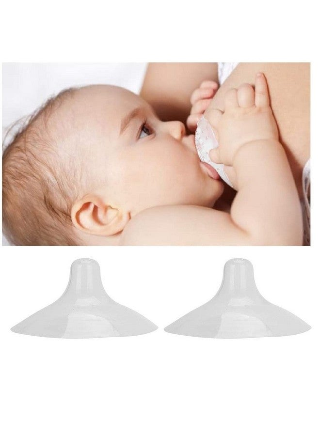 Nipple Shields For Nursing Newborn For Women Breastfeeding Baby Premium Contact Nippleshield For With Latch Difficulties Or Flat Or Inverted Nipples Clear Color 1 Pair