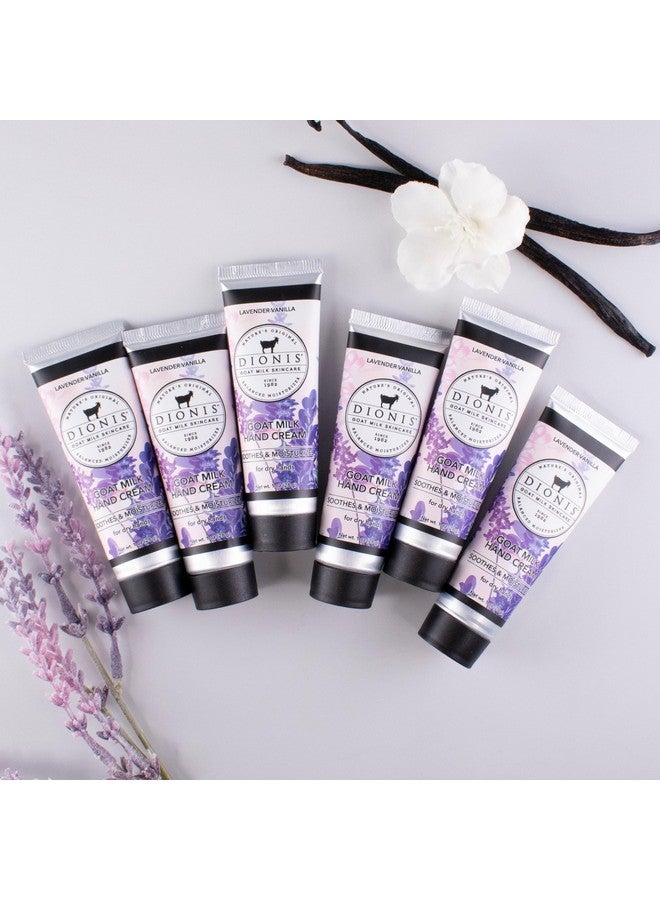 Goat Milk Skincare Scented Hand Cream (1 Oz) Set Of 6 Made In The Usa Crueltyfree And Parabenfree (Lavender Vanilla)…