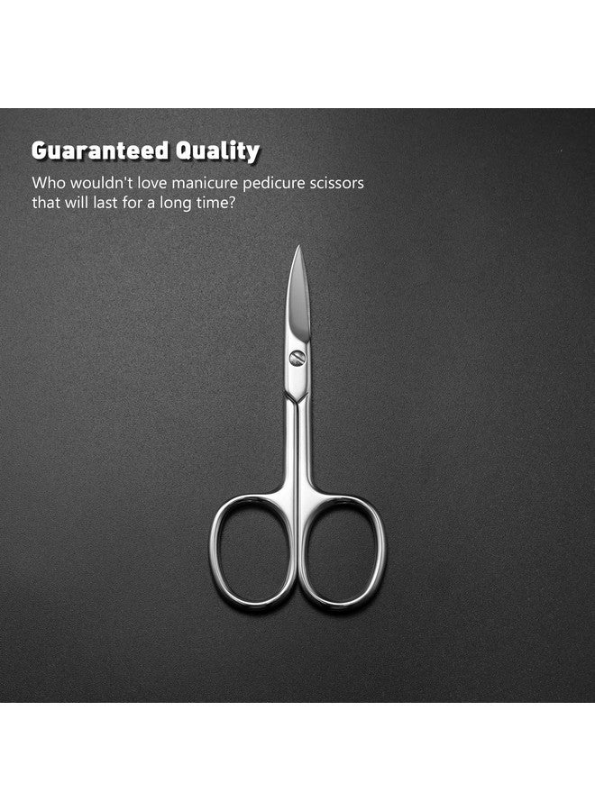 Nail Scissors With Sharp Curved Blade Nail Maintenance Toenail And Fingernail Scissor With Ergonomic Design For Men & Women