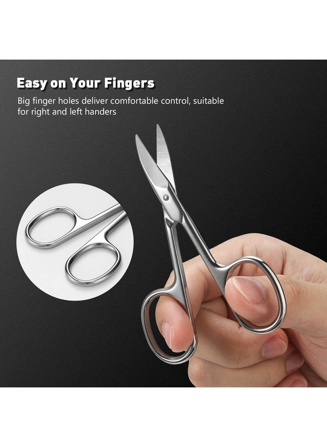 Nail Scissors With Sharp Curved Blade Nail Maintenance Toenail And Fingernail Scissor With Ergonomic Design For Men & Women