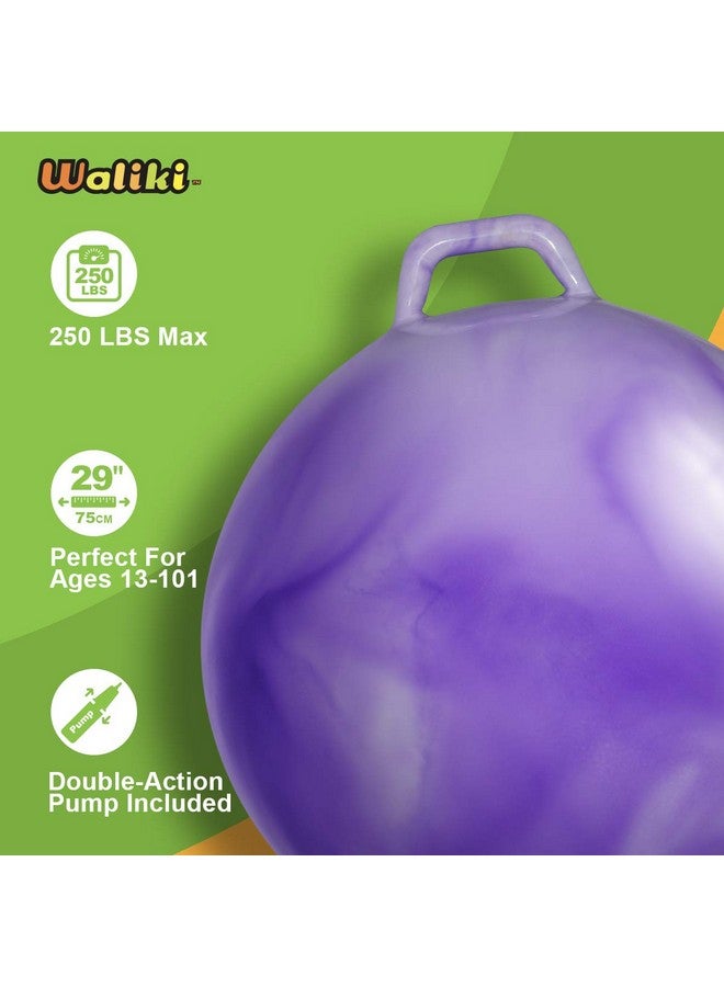 Hopper Ball Adults 13101 Hippity Hop Jumping Hopping Ball Space Hopper Purple 29”