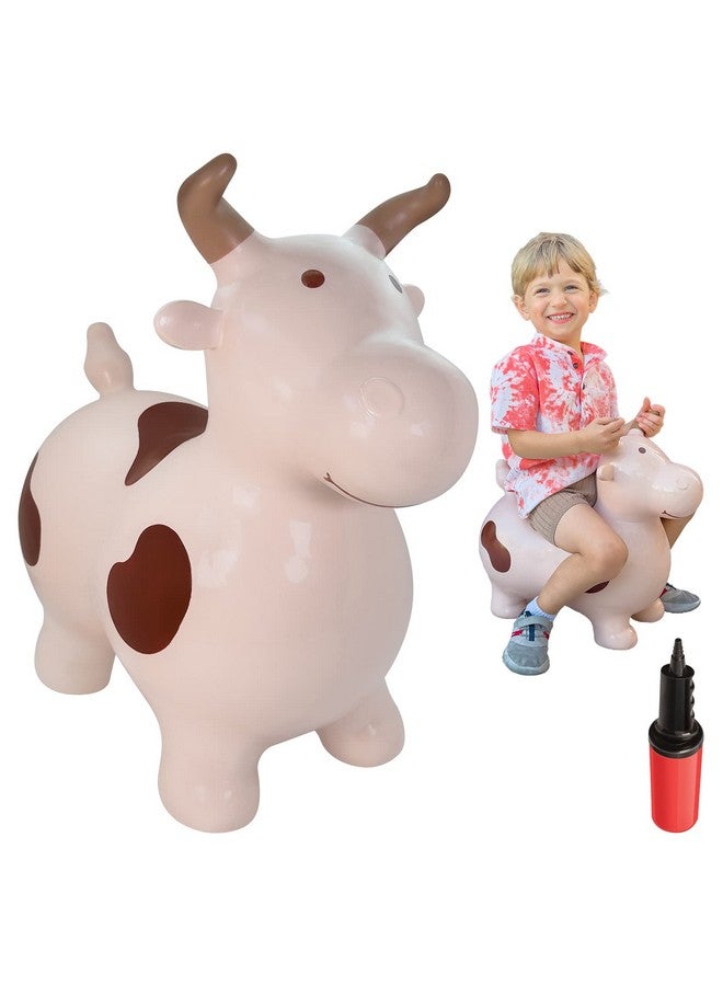 Bouncy Horse Hopper Baby First Birthday Gift 18 Month 1 2 3 Year Old Benny The Jumping Bull Inflatable Hopping Pony For Kids