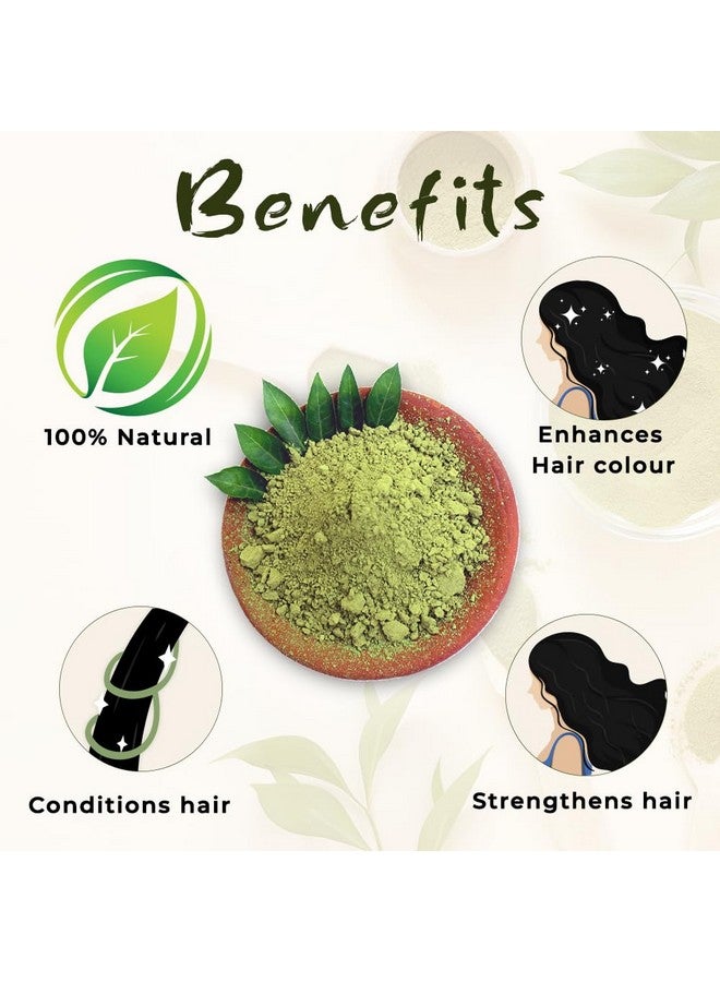 Organic 100% Natural And Pure Henna Powder Lawsonia Inermis (Henna) For Hair Colour 227G / 0.5 Lb Natural Henna Powder Mehendi Powder Hair Care Powder