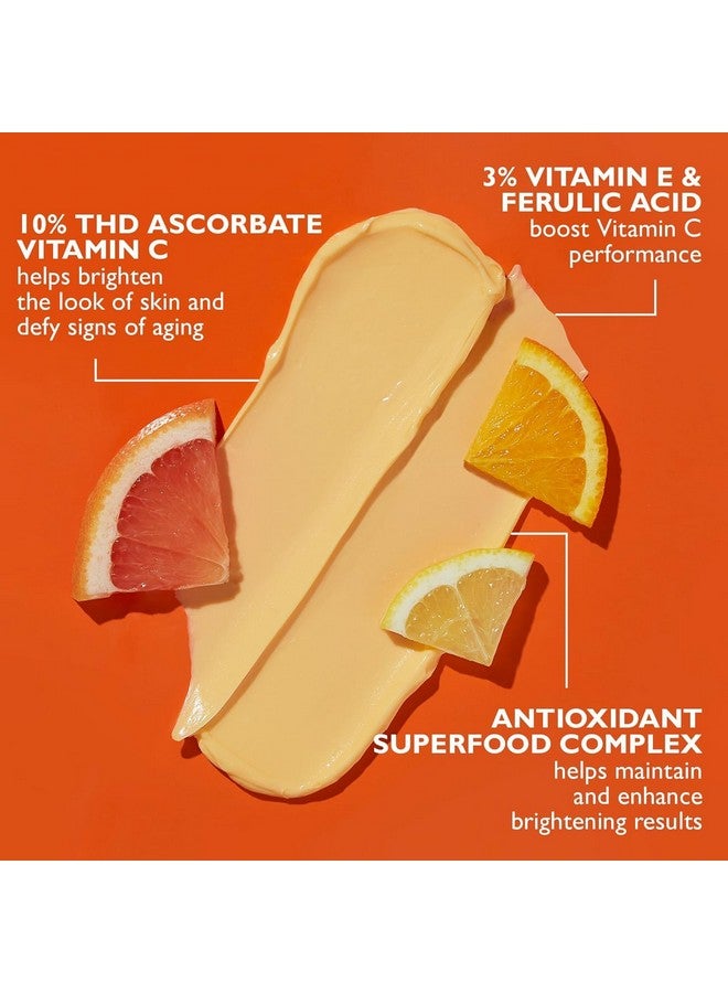 Potentc Brightening Vitamin C Moisturizer For Dullness Uneven Skin Tone Dark Spots And Wrinkles Antioxidant Moisturizer