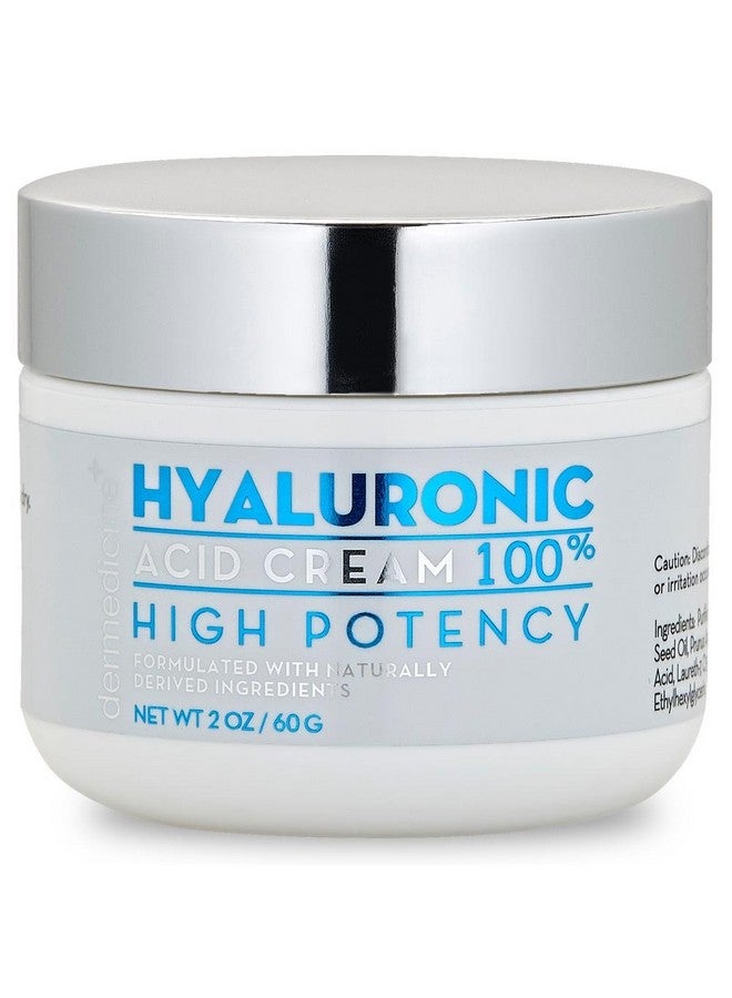 100% Hyaluronic Acid Cream Face W/Jojoba Oil & Apricot Oil Professional Grade Intense Hydration Keeps Skin Looking Plump & Feeling Moisturized Skin Color & Tone