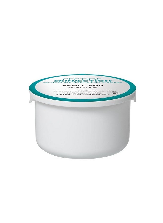Refill Pod For Peptide Skinjection Moisture Infusion Cream 1.7 Fl Oz Jar For Loss Of Firmness And Elasticity Fine Lines & Wrinkles Dryness 21 Amplified Peptides & Neuropeptides