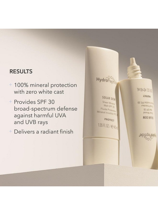 Solar Dew Sheer Mineral Melt Spf30 Facial Moisturizer Sunscreen & Primer 1.35 Ounce