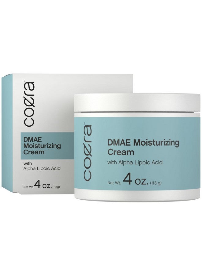 Dmae Moisturizing Cream 4 Oz With Alpha Lipoic Acid Hydrating & Firming For Skin & Face Free Of Parabens Sls And Fragrances