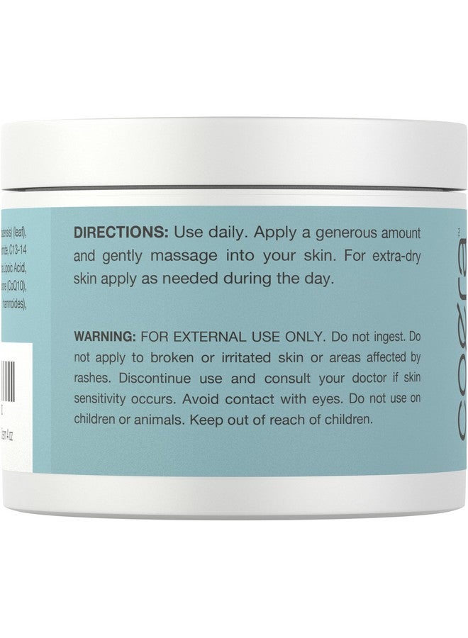 Dmae Moisturizing Cream 4 Oz With Alpha Lipoic Acid Hydrating & Firming For Skin & Face Free Of Parabens Sls And Fragrances