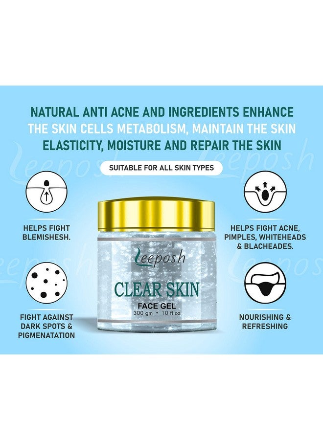 Clear Skin Gel Acne Scar Gel To Reduce Acne Scars & Acne Pits Tree 2% Salicylic Gel 300 Ml Acne Gel Acne Treatment Pimple Gel