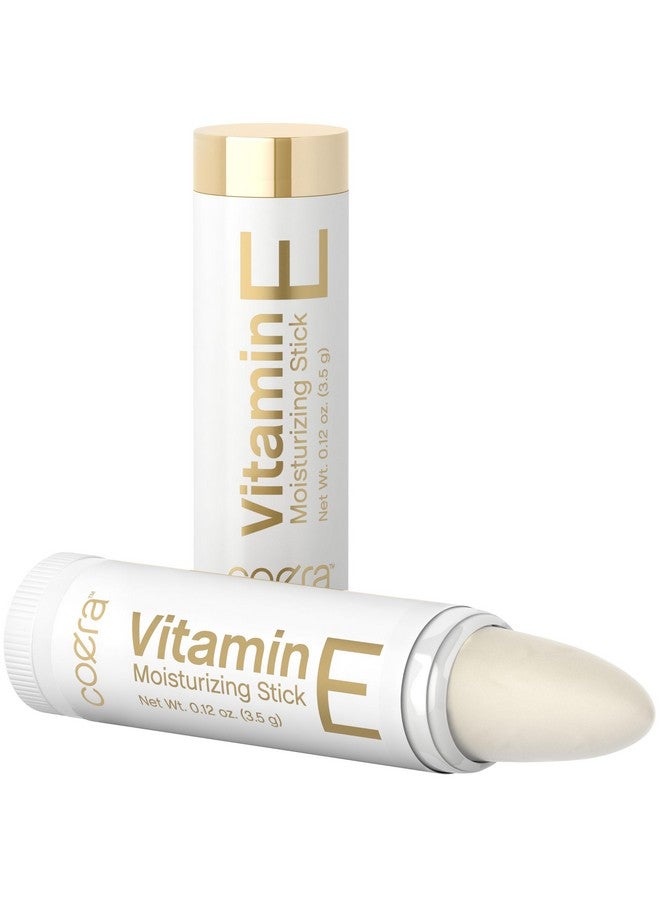 Vitamin E Moisturizing Stick For Lips .12 Oz (2 Pack) Hydrating & Nourishing Free Of Parabens Sls & Fragrances