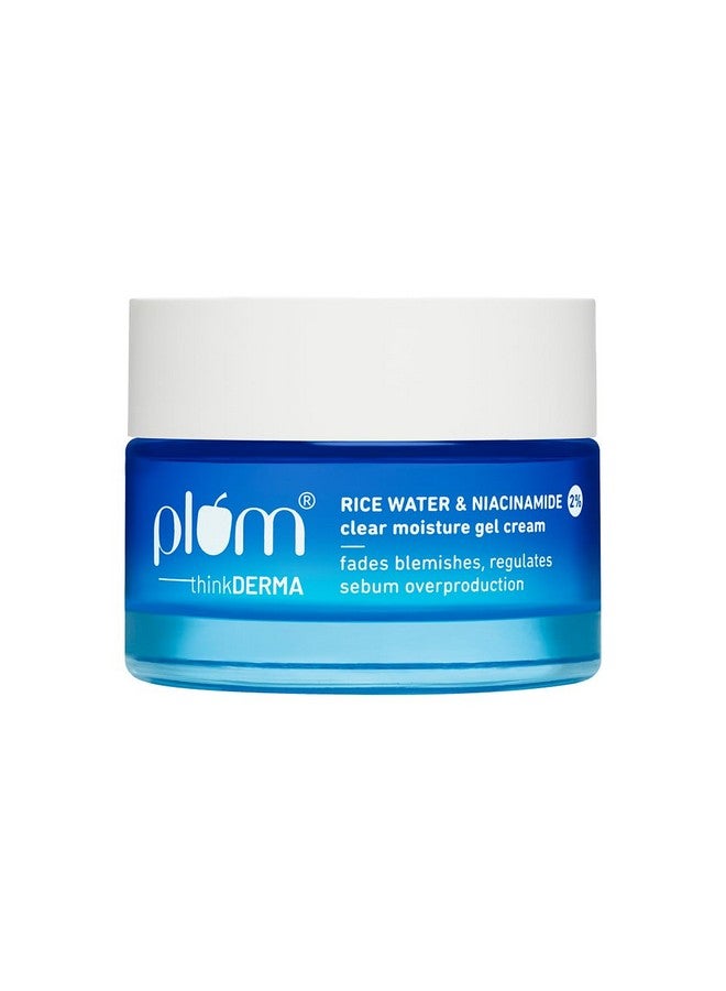 2% Niacinamide & Rice Water Super Light Gel Cream Moisturizer For Face Oilfree Hydration Brightens Fades Blemishes & Dark Spots Dermattested All Skin Types Women & Men 100% Vegan 50 G