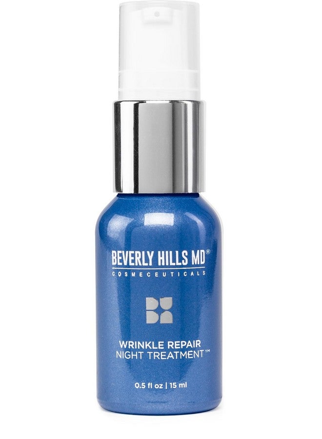 Wrinkle Repair Night Treatment Correcting Facial Serum For Sensitive Skin Smoothing & Plumping Formula Visibly Reduce & Combat Signs Of Aging W/Hyaluronic Acid Ginseng Algae