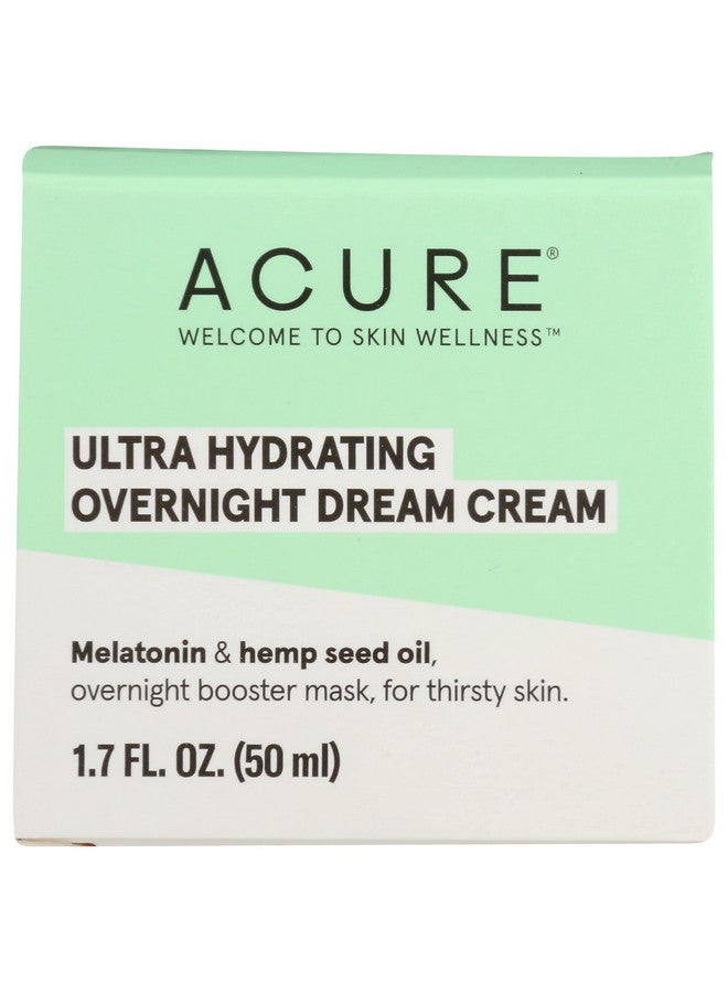 Ultra Hydrating Overnight Dream Facial Cream Vegan 1.7 Fluid Ounce (Pack Of 1)