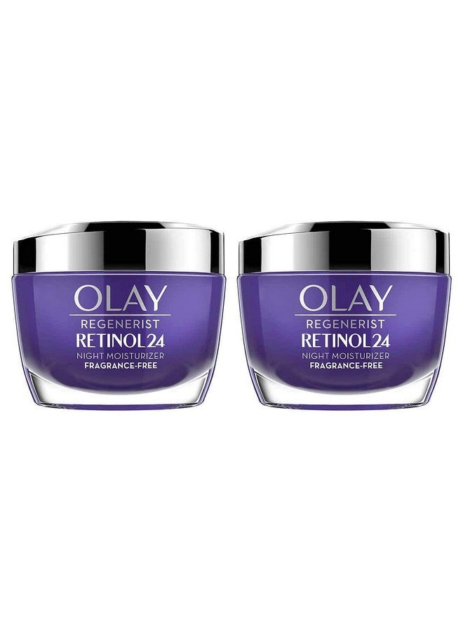 Olay Olay Regenerist Retinol 24 Night Creamcount 2 X 1.7 Ounce ( Net Wt 3.4 Ounce )