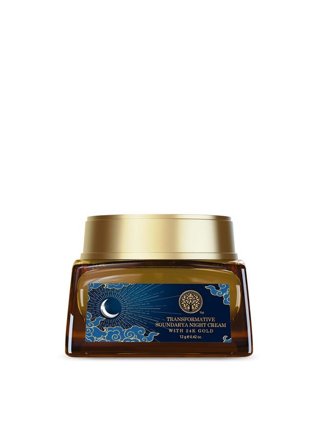 Transformative Soundarya Anti Ageing Night Cream With 24K Gold For Dry & Dehydrated Skin With Bakuchiol & Hyaluronic Acid Moisturising And Hydrating