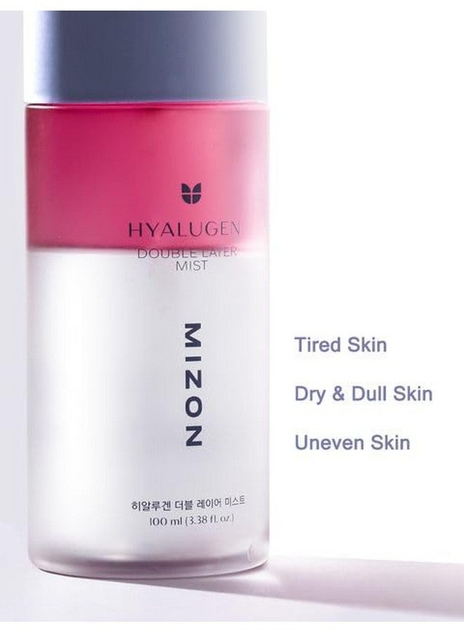 Hyalugen Double Layer Mist With Hyaluronic Acid Collagen And Adenosine For Antiaging (3.38 Oz)