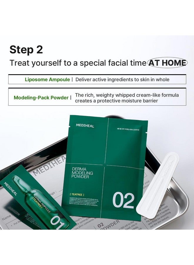 Derma Modeling Pack (Madecassoside) Relieving Blemish Marks For Clear Skin Easy Diy Home Spa Kits Hydrating Icy Jelly Mask For Skin Refreshment