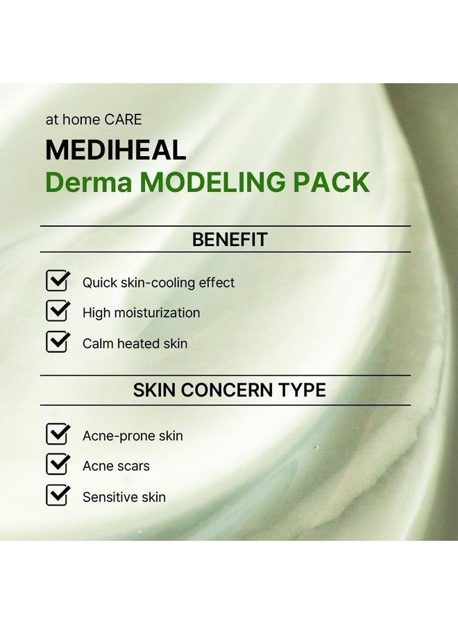 Derma Modeling Pack (Madecassoside) Relieving Blemish Marks For Clear Skin Easy Diy Home Spa Kits Hydrating Icy Jelly Mask For Skin Refreshment