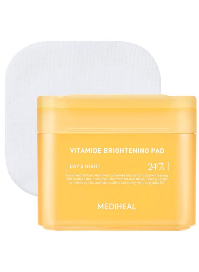 Vitamide Brightening Pad Vegan Face Hypoallergenic Pads With Niacinamide Sea Buckthorn Radiance Boosting Pads For Clear Illuminating Skin 100 Pads