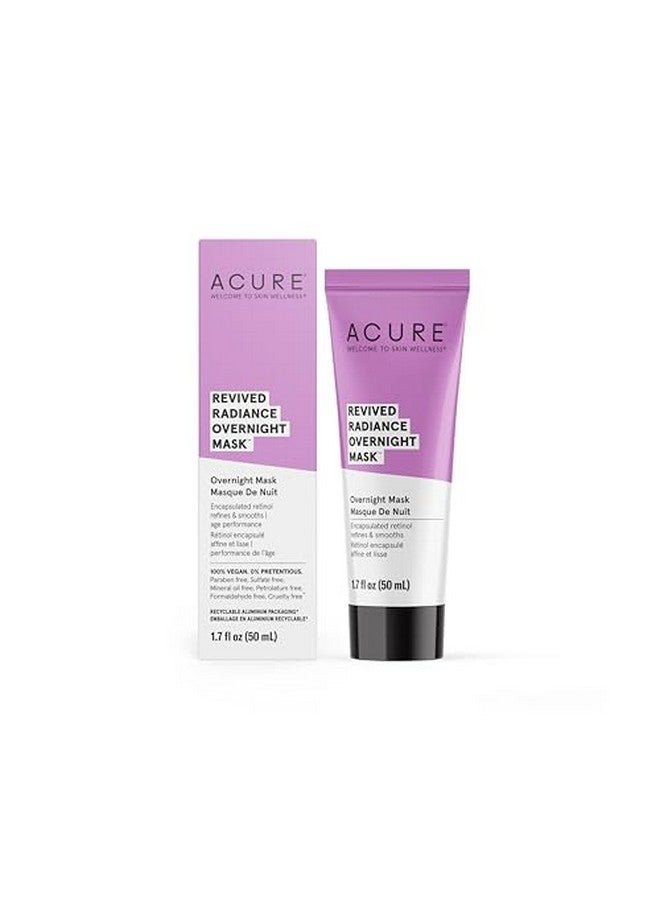 Revived Radiance Overnight Mask For Fine Lines Wrinkles & To Restore Overall Radiance To Tired Lackluster Skin 1.7 Fl Oz