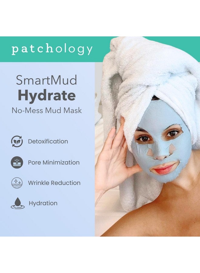 Clay Mask Smartmud Hydrate No Mess Mud Mask Blue Clay Mask Helps Exfoliate Pores With Hyaluronic Acid To Hydrate Skin Smooth Face (1 Ct)