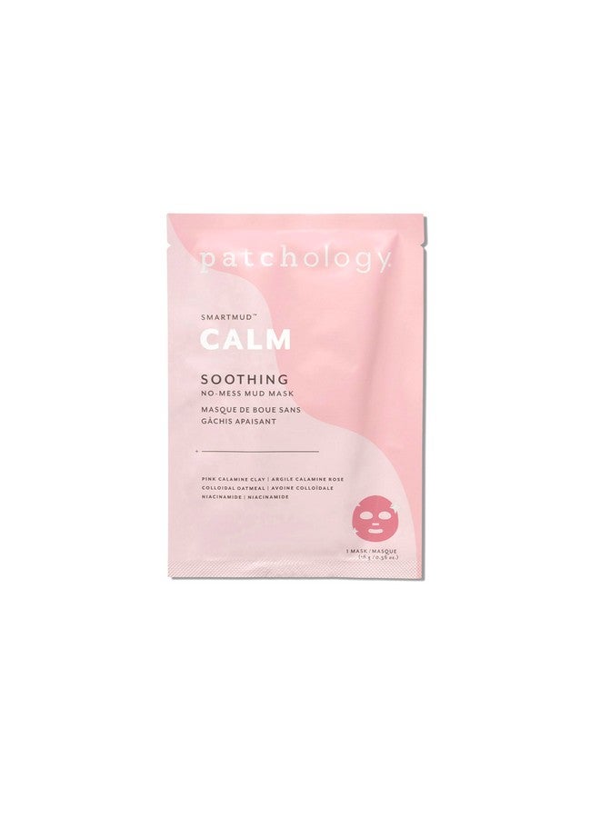 Clay Mask Smartmud Calm No Mess Mud Masks For Face Pink Clay Mask With Calamine Colloidal Oatmeal And Niacinamide Reduce Redness And Inflammation Soothe Skin And Moisturize (1 Ct)