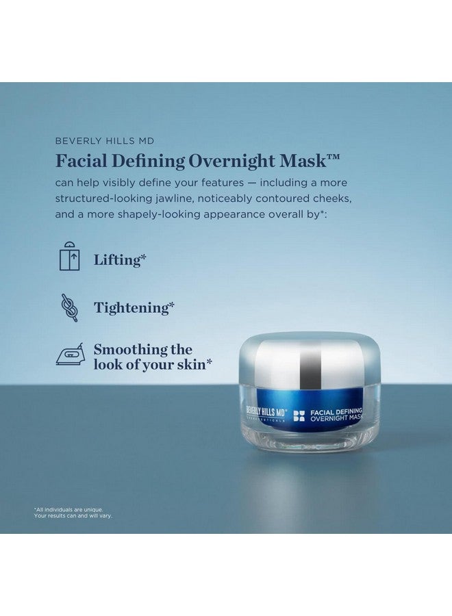 Facial Defining Overnight Mask Nightly Face Cream For Defining & Supporting Plump Smooth Skin Visibly Combat Signs Of Aging W/Shea Butter Coconut Chamomile