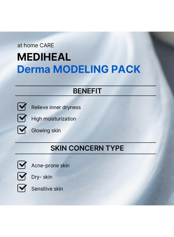 Derma Modeling Pack (Vitamin) Brightening Care For Smooth Skin Easy Diy Home Spa Kits Hydrating Icy Jelly Mask For Skin Refreshment