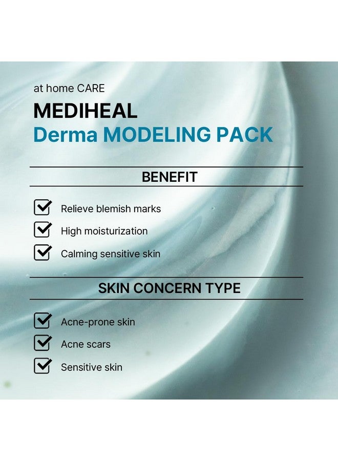 Derma Modeling Pack (Madecassoside) Relieving Blemish Marks For Clear Skin Easy Diy Home Spa Kits Hydrating Icy Jelly Mask For Skin Refreshment