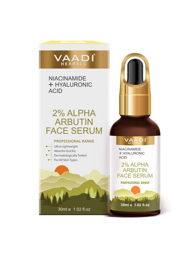 2% Alpha Arbutin Face Serum With Niacinamide & Hyaluronic Acid