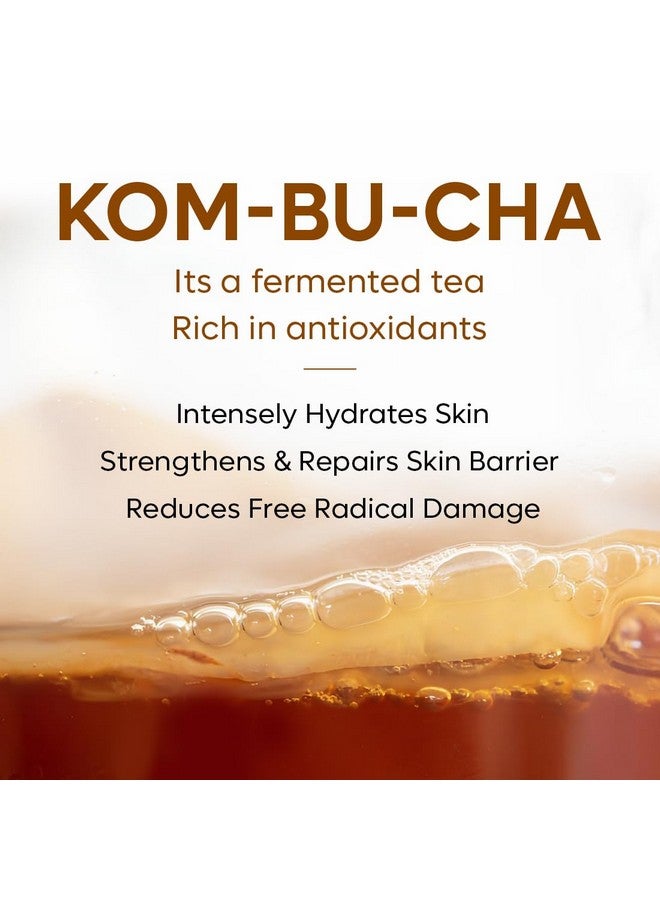 Kombucha Hydra Repair Face Serum With Hyaluronic & Polyglutamic Acid Repairs Skin Barrier From Day 1 Hydrates & Soothes Skin Antioxidantrich Serum For Women & Men 20Ml