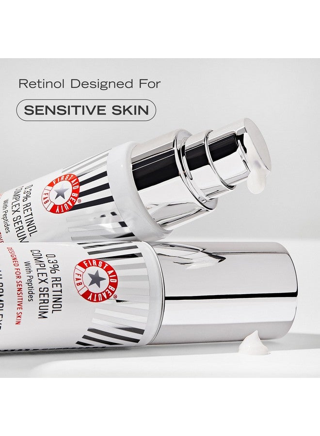 0.3% Retinol Complex Serum With Peptides & Retinol Eye Cream With Squalane + Ceramides Improve The Look Of Lines & Wrinkles With Less Irritation Than Traditional Retinol