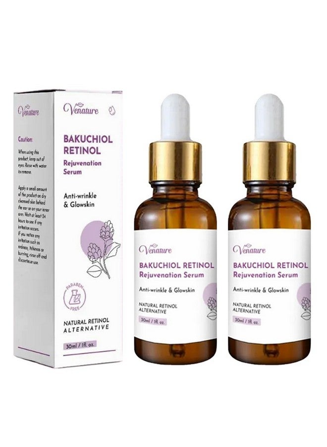 2Pcs Retinol Rejuvenation Serum Venature Bakuchiol Retinol Korean Face Serum For All Skin