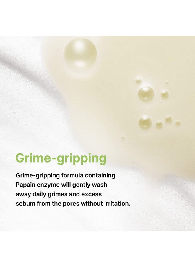 ] Green Tea & Enzyme Milky Foaming Wash 140G Papain Grain Milk Complex Hydrating Pore Cleansing For Sensitive