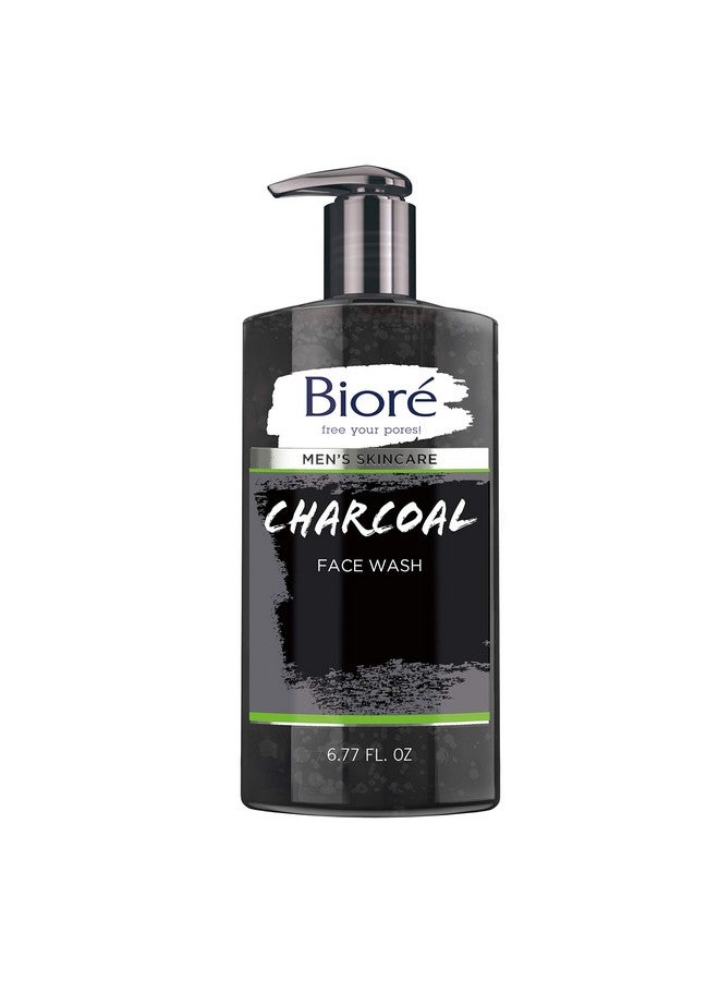 Men'S Skincare Charcoal Face Wash Deep Cleans Pores & Refreshes Skin 6.77 Fl. Ounces