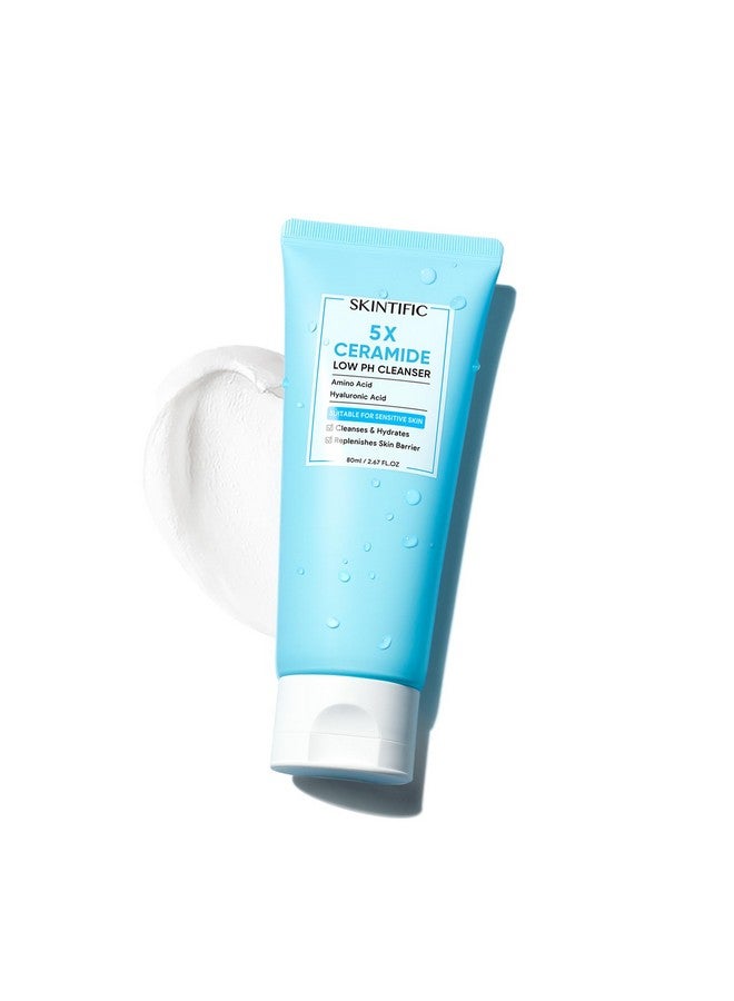 5X Ceramide Low Ph Cleanser 80G Facial Cleanser Skincare Face Wash